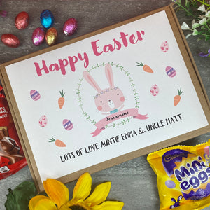 Personalised Happy Easter Chocolate Treat Box