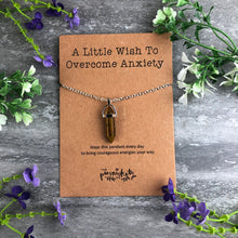 Load image into Gallery viewer, Crystal Necklace - A Little Wish To Overcome Anxiety-The Persnickety Co

