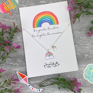 Rainbow Necklace-2-The Persnickety Co