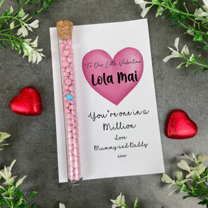 One In A Million Love Heart - Personalised Valentines Treat-The Persnickety Co
