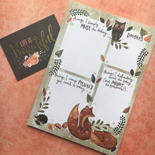 Load image into Gallery viewer, Woodland Friends A5 Notepad-The Persnickety Co

