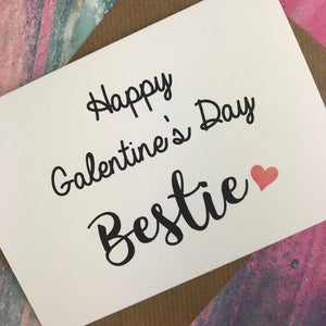 Happy Galentine's Day Bestie Card