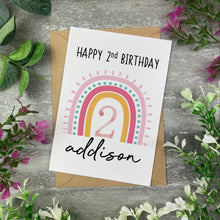 Load image into Gallery viewer, Rainbow Birthday Card
