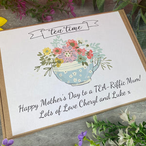 Personalised Mother's Day Tea and Biscuit Box