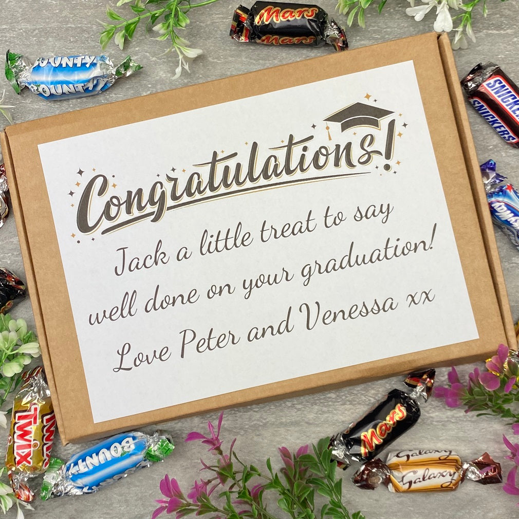 Chocolate Transfer Sheet- Congratulations Graduate