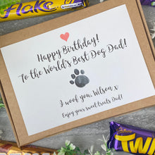 Load image into Gallery viewer, Happy Birthday Dog Dad / Mum - Personalised Chocolate Box-The Persnickety Co
