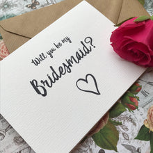 Load image into Gallery viewer, Will You Be My Bridesmaid Card-5-The Persnickety Co
