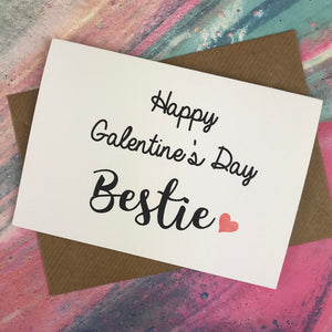 Happy Galentine's Day Bestie Card