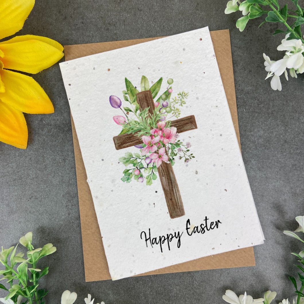 Easter Cross Plantable Seed Card-The Persnickety Co