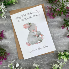 Load image into Gallery viewer, First Mother&#39;s Day Personalised Card-2-The Persnickety Co
