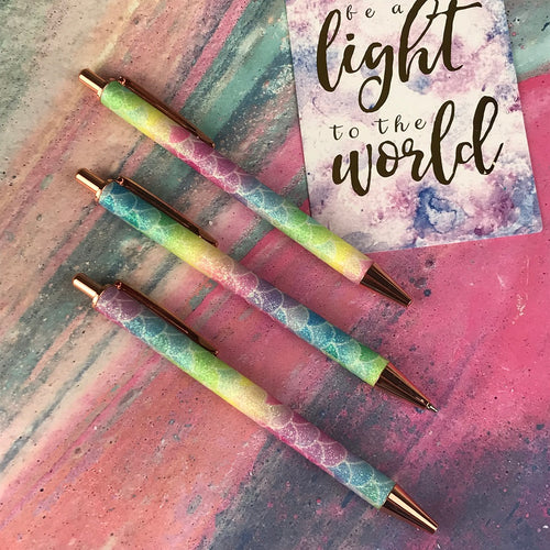Glitter Mermaid Ballpoint Pen-The Persnickety Co