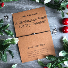 Load image into Gallery viewer, A Christmas Wish For My Teacher-4-The Persnickety Co
