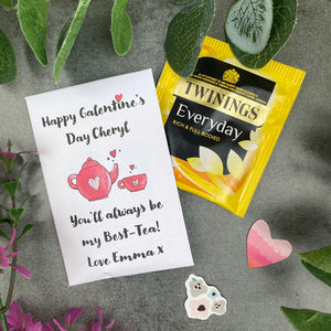 You'll Always Be My Best-Tea Personalised Galentine's Day Tea Envelope-The Persnickety Co