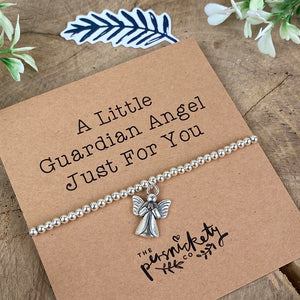 A Little Guardian Angel Just For You Beaded Bracelet-6-The Persnickety Co