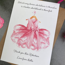 Load image into Gallery viewer, Dance Teacher Thank You Card-7-The Persnickety Co
