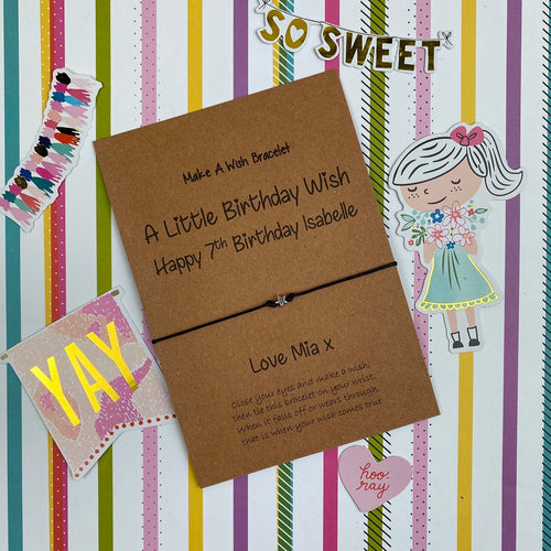 A Little Birthday Wish - Personalised-The Persnickety Co