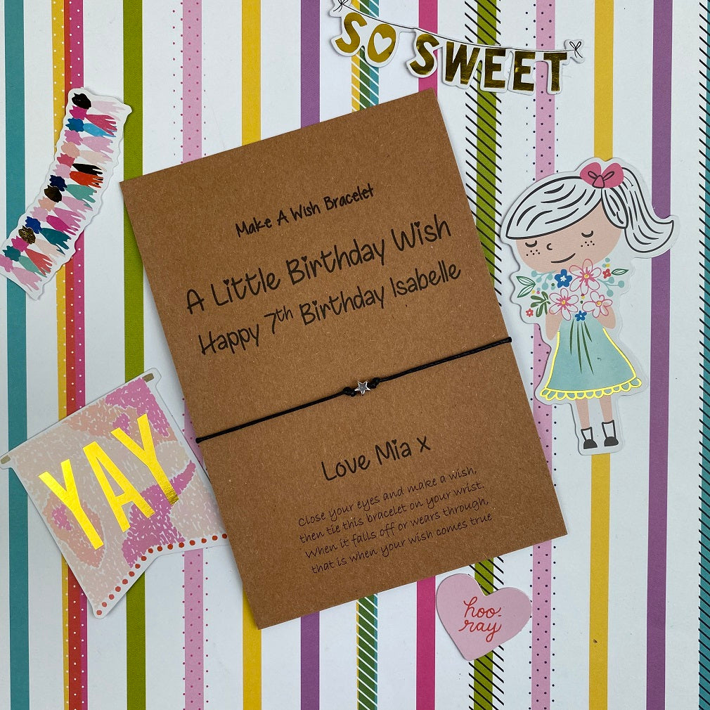 A Little Birthday Wish - Personalised-The Persnickety Co