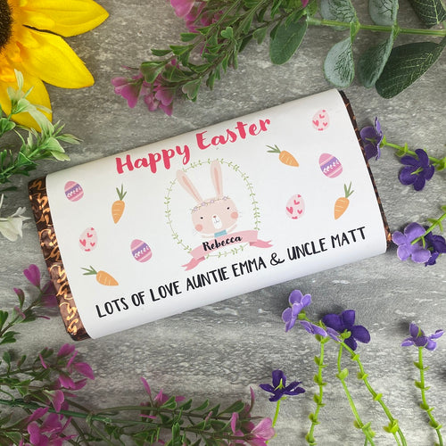 Personalised Happy Easter Chocolate Bar-The Persnickety Co