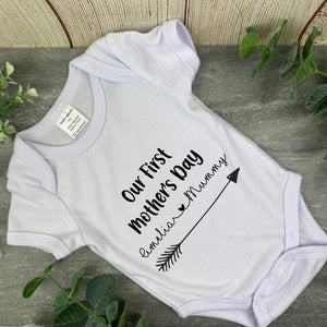 Personalised First Mother's Day Bib and Vest