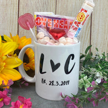 Load image into Gallery viewer, Personalised Couples Initial Mug
