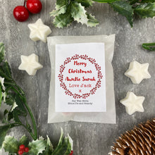 Load image into Gallery viewer, Pack of 8 Handmade Soy Wax Melts - Merry Christmas Auntie-The Persnickety Co
