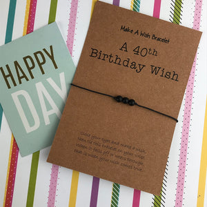A 40th Birthday Wish - Onyx-4-The Persnickety Co