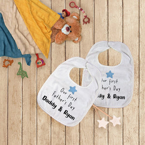 Star First Father's Day Bib and Vest