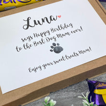 Load image into Gallery viewer, Happy Birthday Dog Mum / Dad - Personalised Chocolate Box-8-The Persnickety Co
