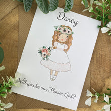 Load image into Gallery viewer, Wedding Card - Will You Be Our Flower Girl?-6-The Persnickety Co
