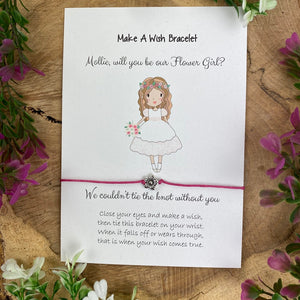 Will You Be Our Flower Girl Wish Bracelet-3-The Persnickety Co