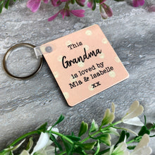 Load image into Gallery viewer, This Grandma Is Loved By Photo Keyring
