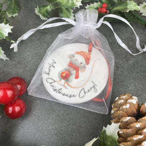 Personalised Christmouse Hanging Decoration-2-The Persnickety Co