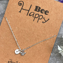 Load image into Gallery viewer, Bee Happy Necklace-4-The Persnickety Co
