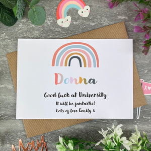 Good Luck At University Rainbow Card-7-The Persnickety Co