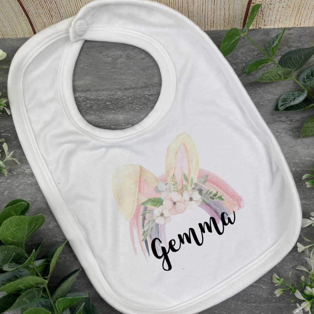Rainbow Bunny Ears Bib and Vest-The Persnickety Co