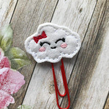 Load image into Gallery viewer, Felt Cloud Paper Clip-5-The Persnickety Co
