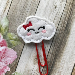 Felt Cloud Paper Clip-5-The Persnickety Co