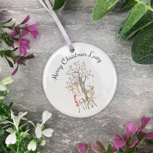 Load image into Gallery viewer, Merry Christmas - Personalised Cute Deer Hanging Decoration-The Persnickety Co
