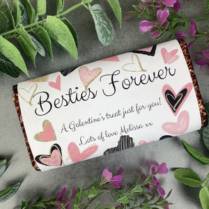 Besties Forever Galentine's Day Chocolate Bar