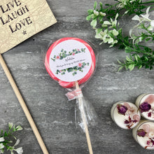 Load image into Gallery viewer, Personalised &#39;Thankyou For Being My Maid Of Honour&#39; Lollipop-The Persnickety Co
