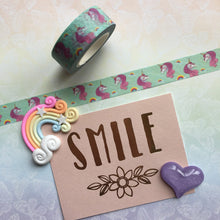 Load image into Gallery viewer, Unicorn and Rainbows Washi Tape-The Persnickety Co
