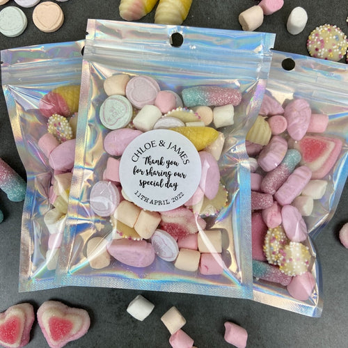 Sweet Pouch - Personalised 'Thank You For Sharing Our Special Day' Wedding Favours-The Persnickety Co