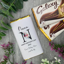 Load image into Gallery viewer, Happy Mother&#39;s Day Nana Personalised Galaxy Bar-The Persnickety Co
