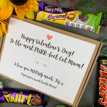 Load image into Gallery viewer, Personalised Cat Mum Valentines Day Chocolate Box
