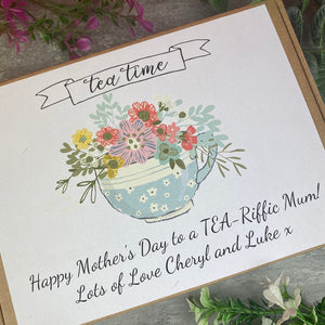 Personalised Mother's Day Tea and Biscuit Box