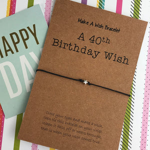 A 40th Birthday Wish - Star-8-The Persnickety Co
