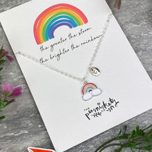 Load image into Gallery viewer, Rainbow Necklace-7-The Persnickety Co
