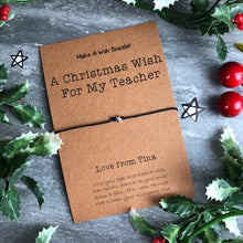 Load image into Gallery viewer, A Christmas Wish For My Teacher-5-The Persnickety Co
