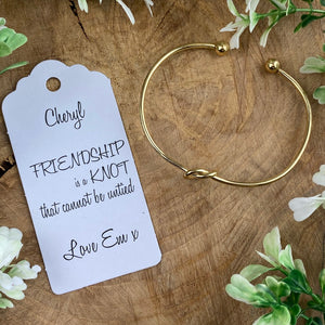 Friendship Is A Knot Bangle-8-The Persnickety Co