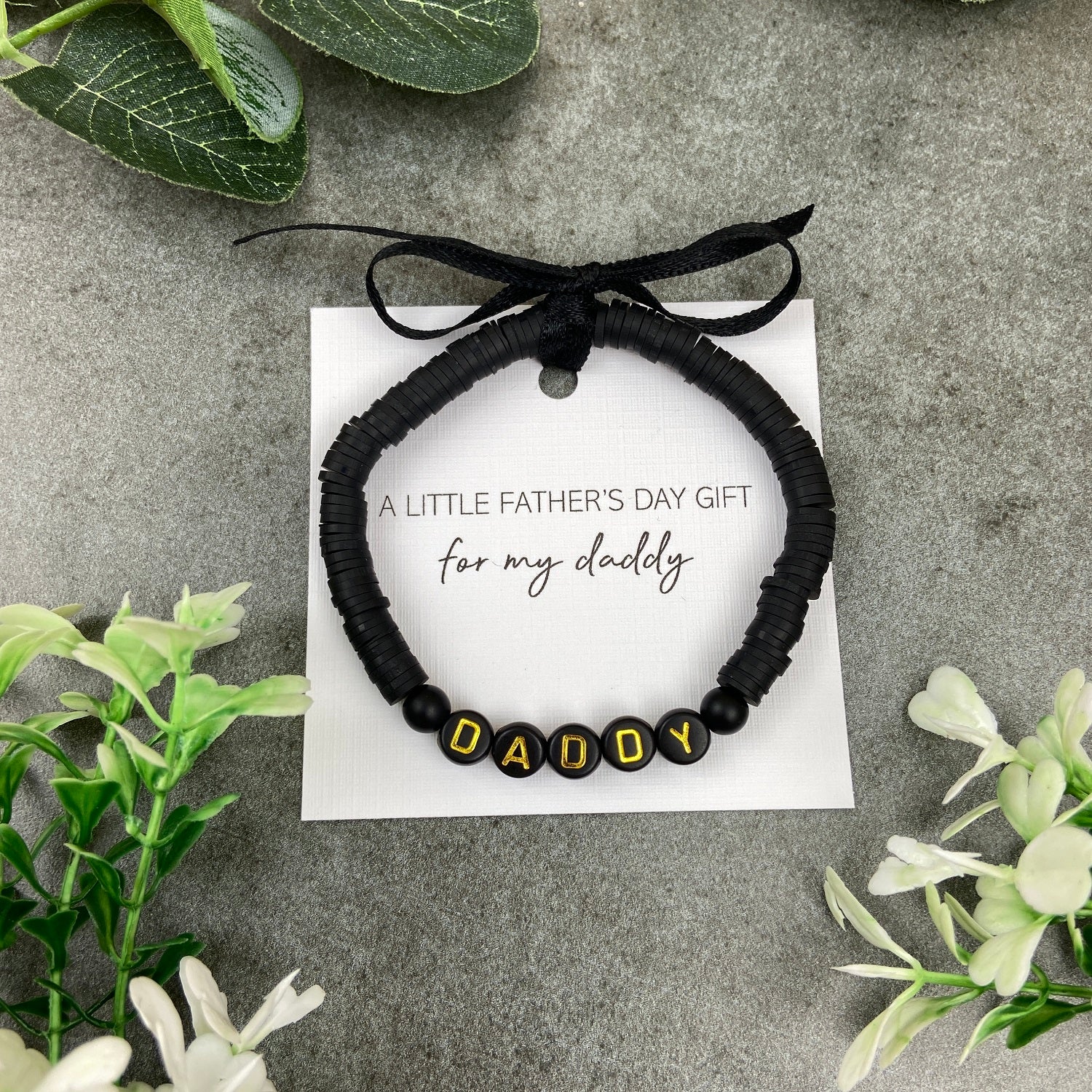 DADDY Acrylic Letter Bead Bracelet – Vilda Jewellery